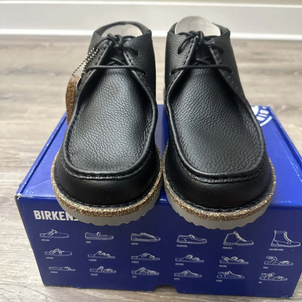 Birkenstock Delano Moc Toe Chukka Ankle Boots Tumbled Leather Mens 9 EU 42
